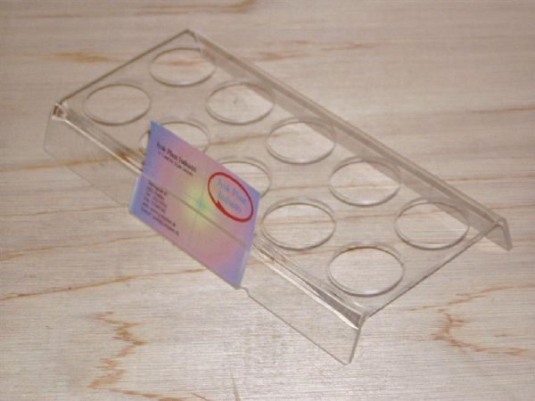 Medicinglasholder i klar akryl