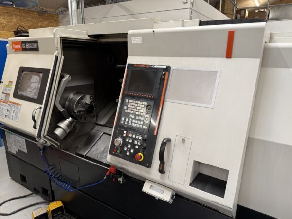Mazak QT 350 M-drejebænken i produktionshallen